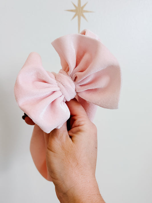 Blush Pink Velvet