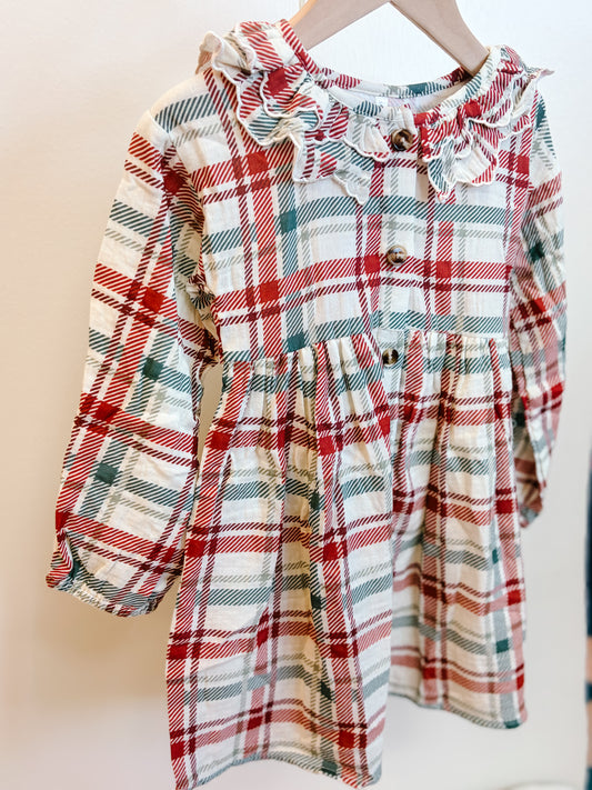 Ruffled Collar Dress