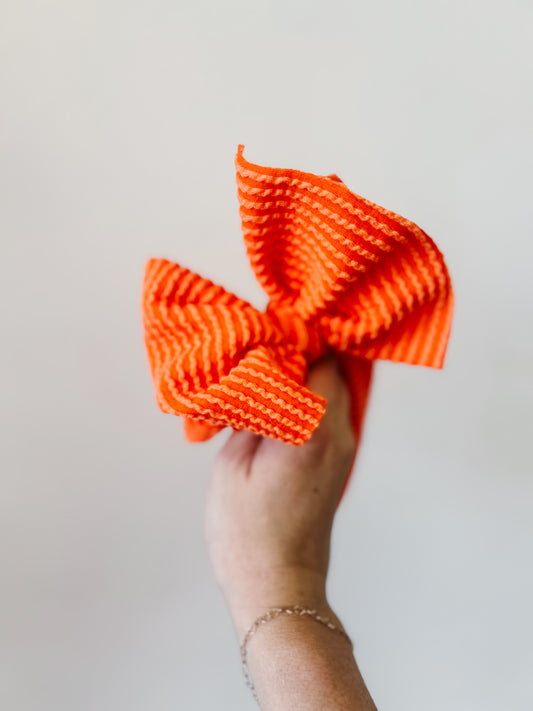 Waved Ribbed - Orange