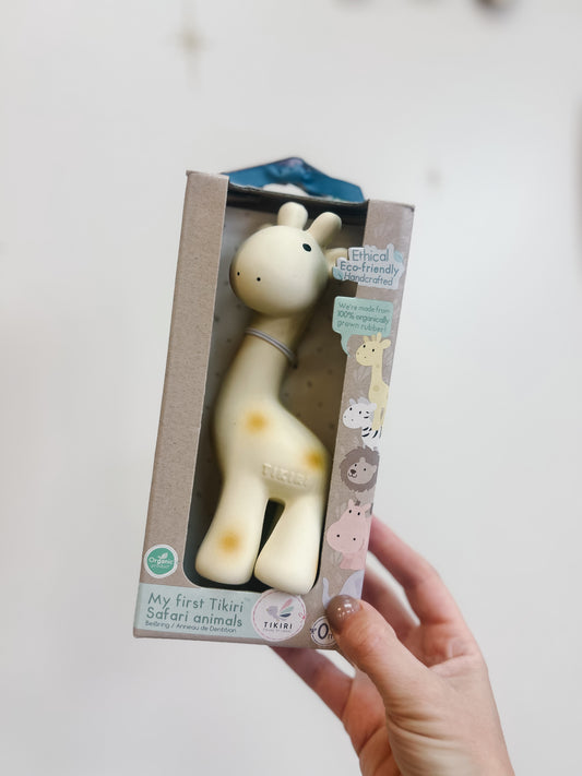 Giraffe Teether, Rattle, & Bath Toy
