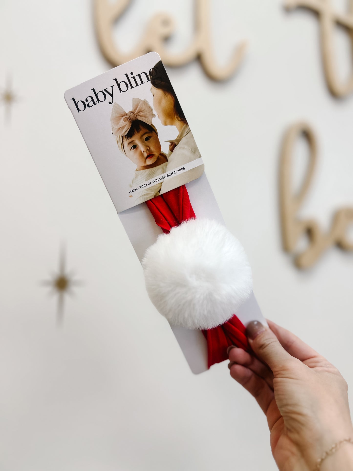 Santa Pom Headband