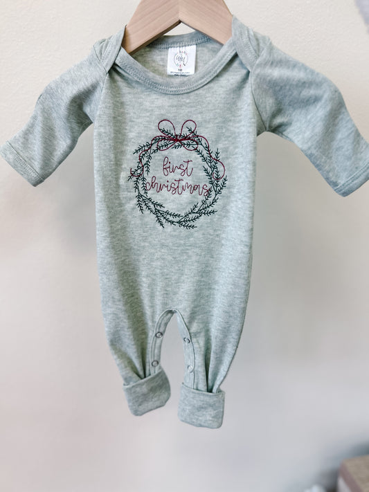 First Christmas Romper