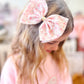 Ditsy Floral Tulle Bow Clip