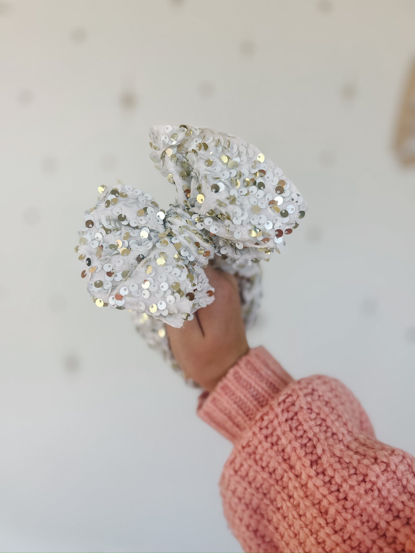 White Gold Sequin