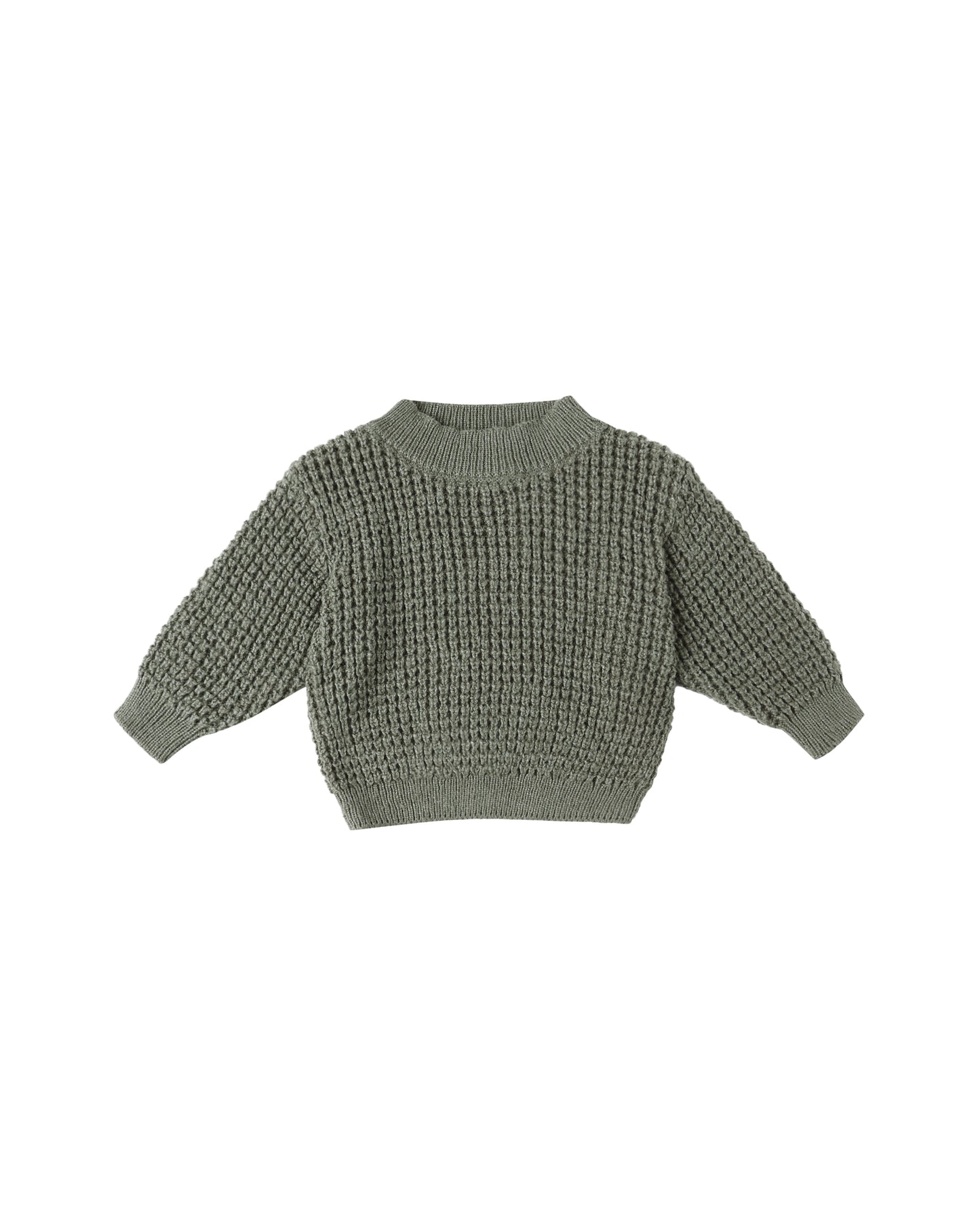Forest Green Chunky Knit Sweater