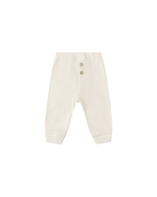 Cream Waffle Legging