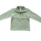 3/4 Fleece Zip Sweatshirt  - Olive