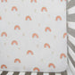 Stretchy Crib Sheet - Over the Rainbow