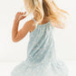 Sea Blue Twirl Dress