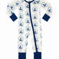 Summer Sail Zipper Romper
