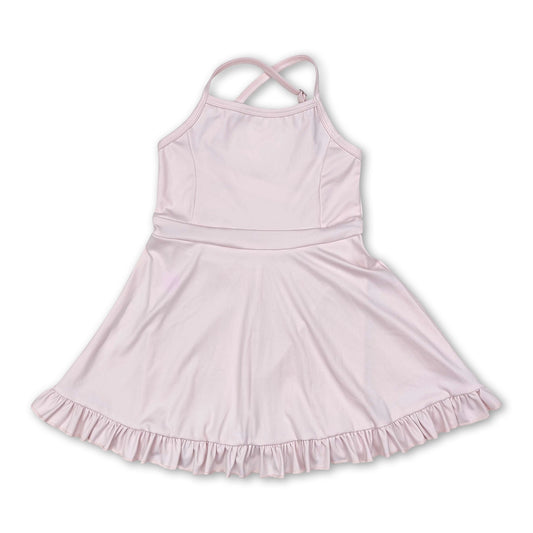 Pink Ruffle Athliesure Dress