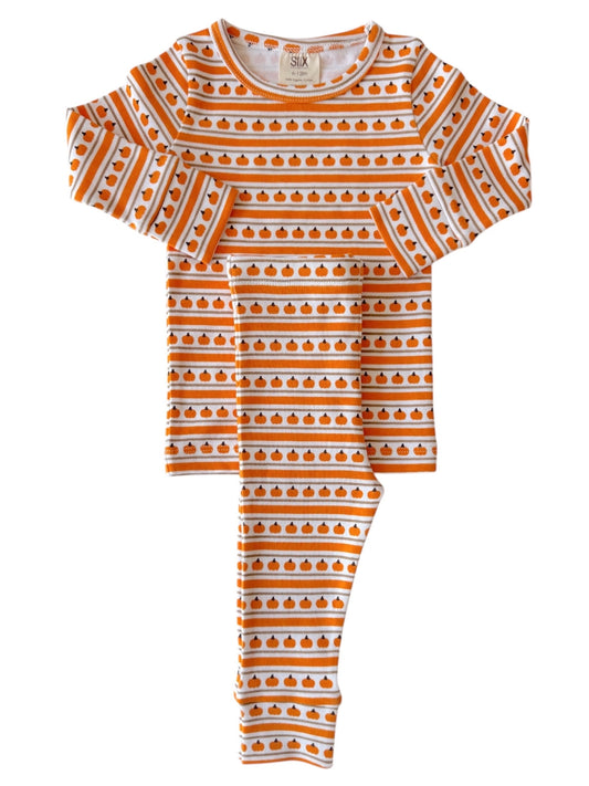 Pumpkin Stripe 2 Piece Set
