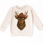 Deer in Beanie Crewneck
