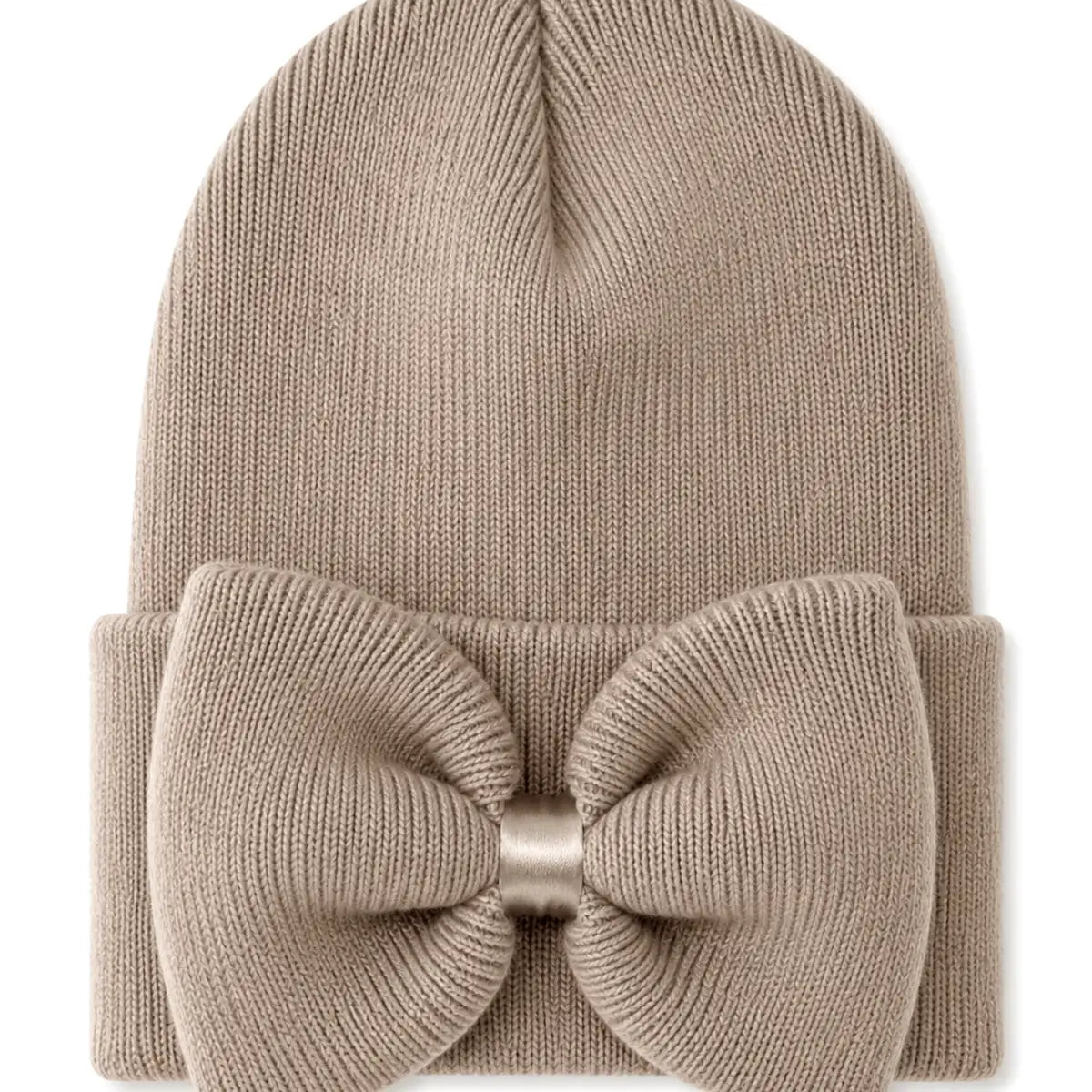 Baby's First Hat Tan Bow