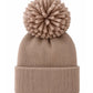 Baby's First Hat - Tan Pom