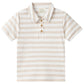 Tan Stripe Polo