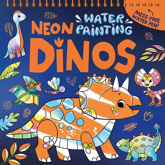 Water Painting: Neon Dinos