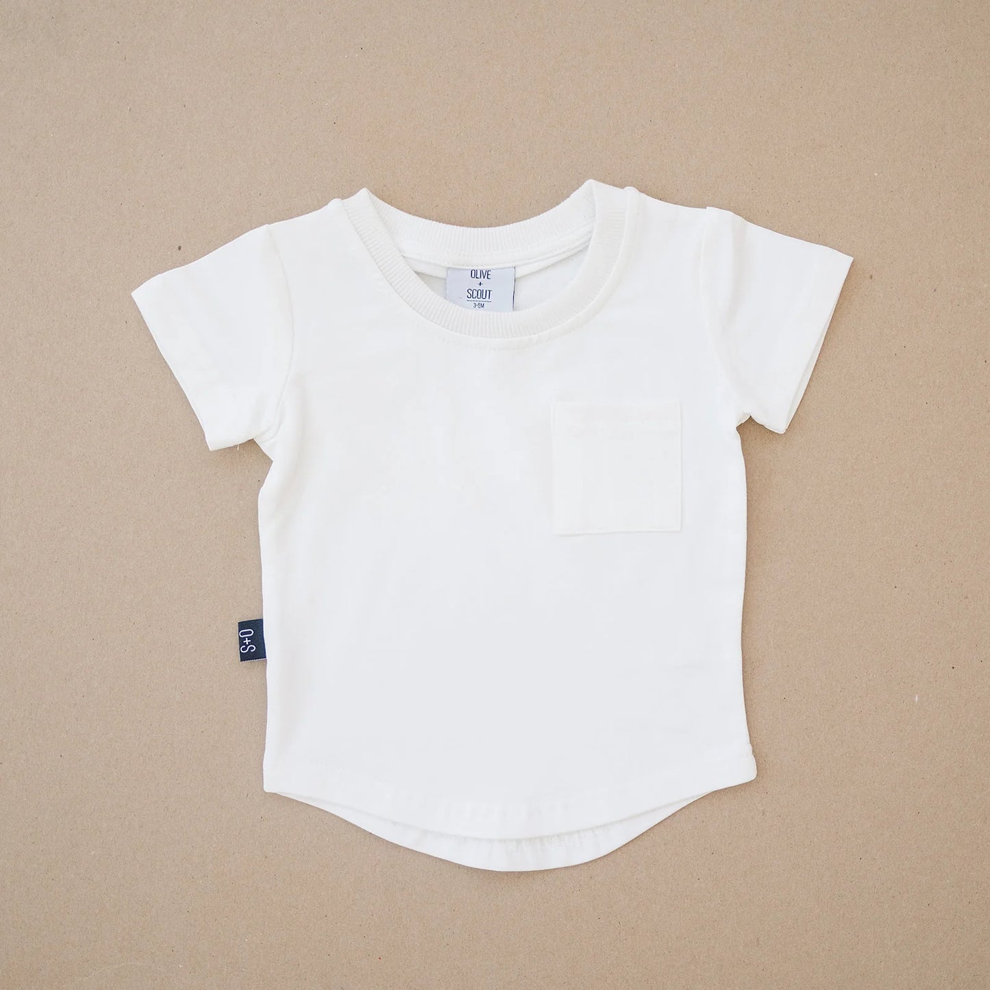 White Basic Tee