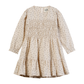 Adelyn Dress - Oatmeal Rosebuds