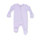 Solid Orchid Petal - 2 Way Zipper Footie