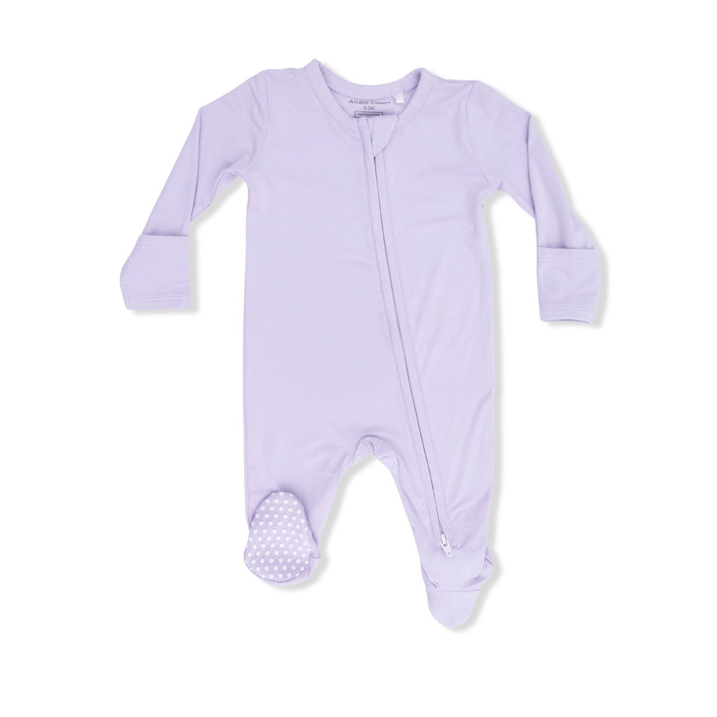Solid Orchid Petal - 2 Way Zipper Footie
