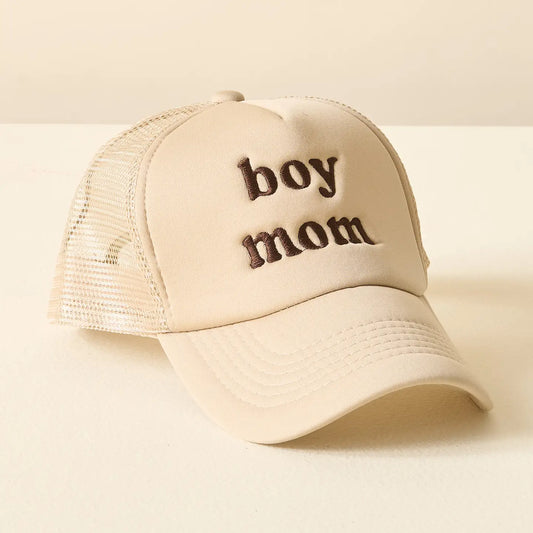 Boy Mom Trucker Hat