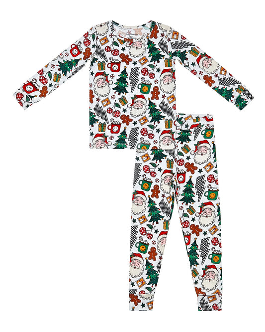 Christmas Vibes Two Piece Bamboo Pajamas