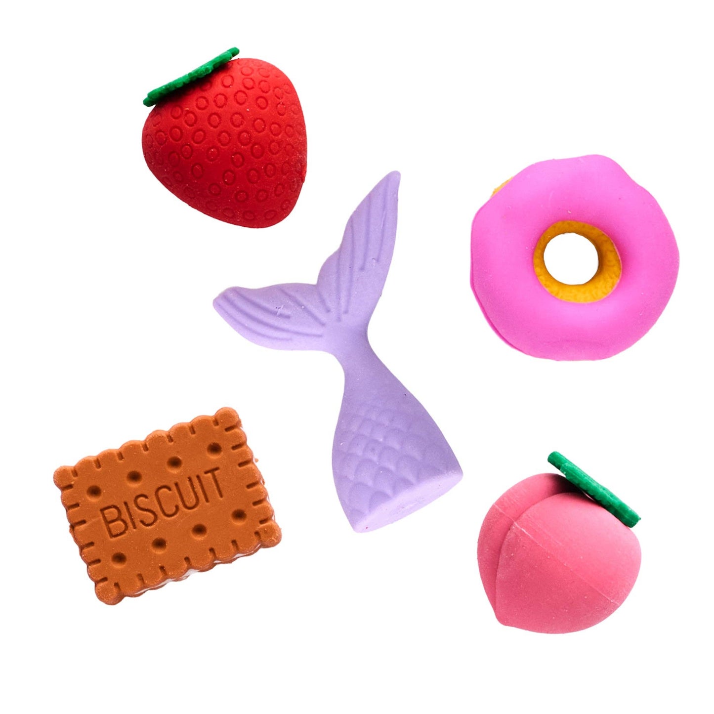 Desk Pets Mini Erasers - Kawaii Theme Set of 15 Erasers