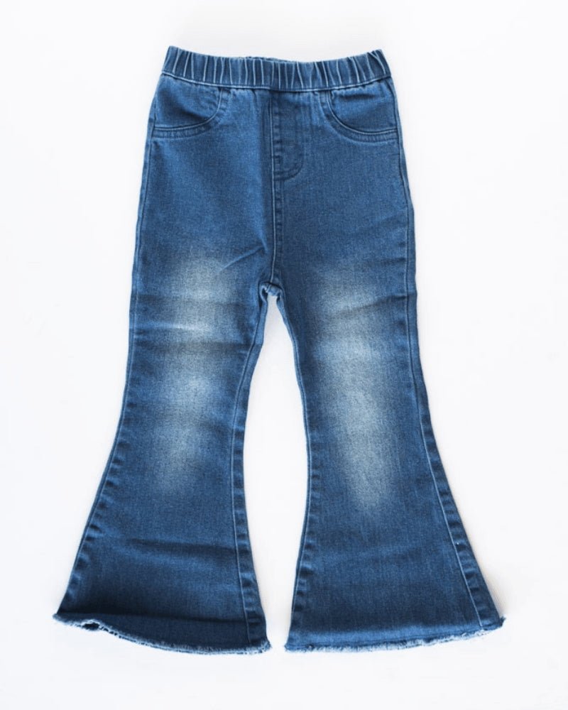 Denim Bell Bottoms - Dark Wash