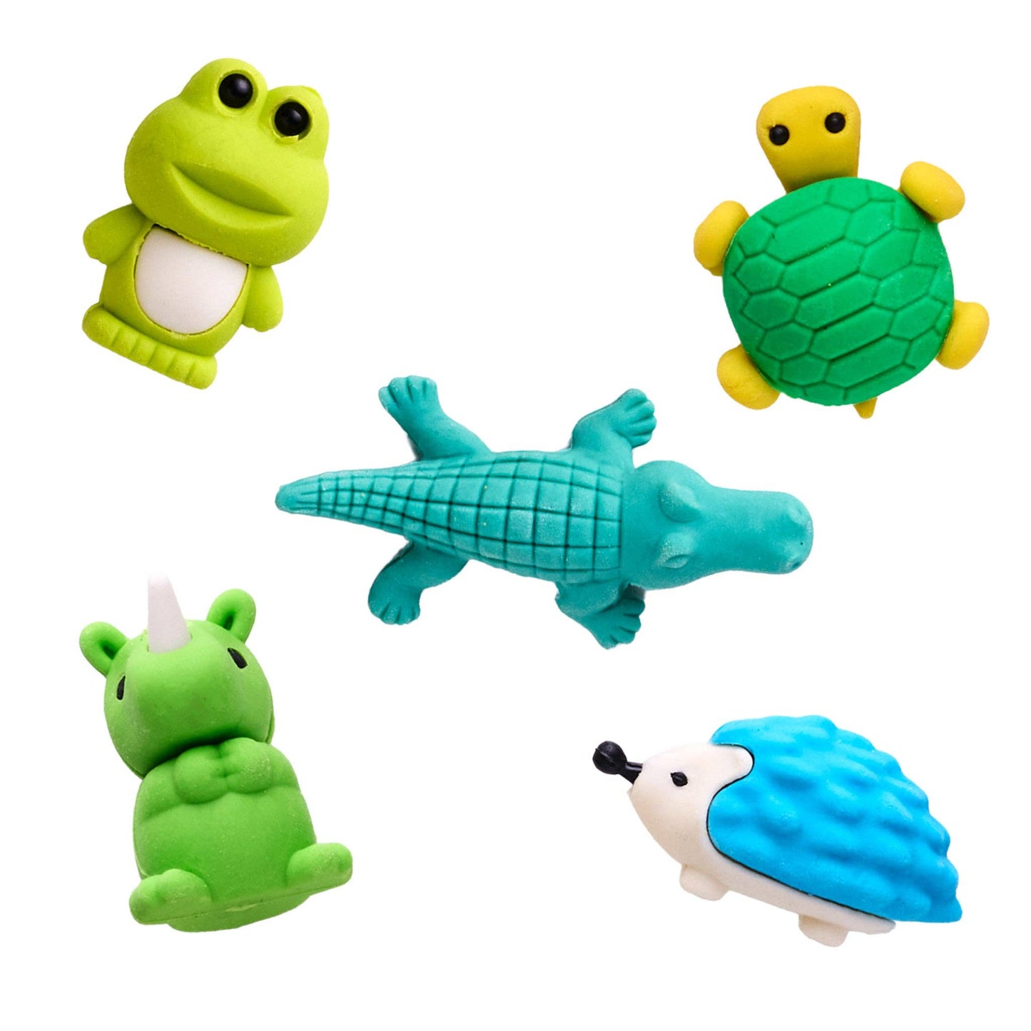 Desk Pets - Animal Themed Set of 15 Erasers