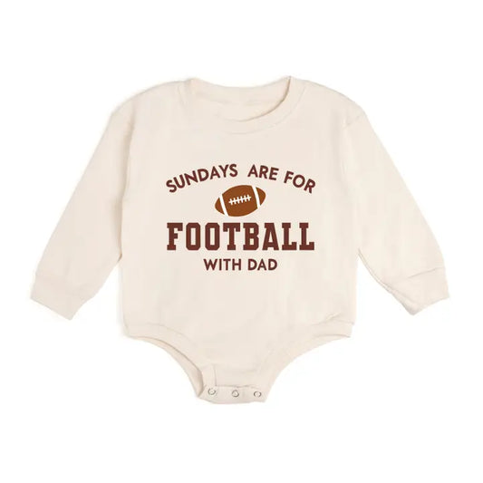 Sundays Are for Football Long Sleeve Onesie