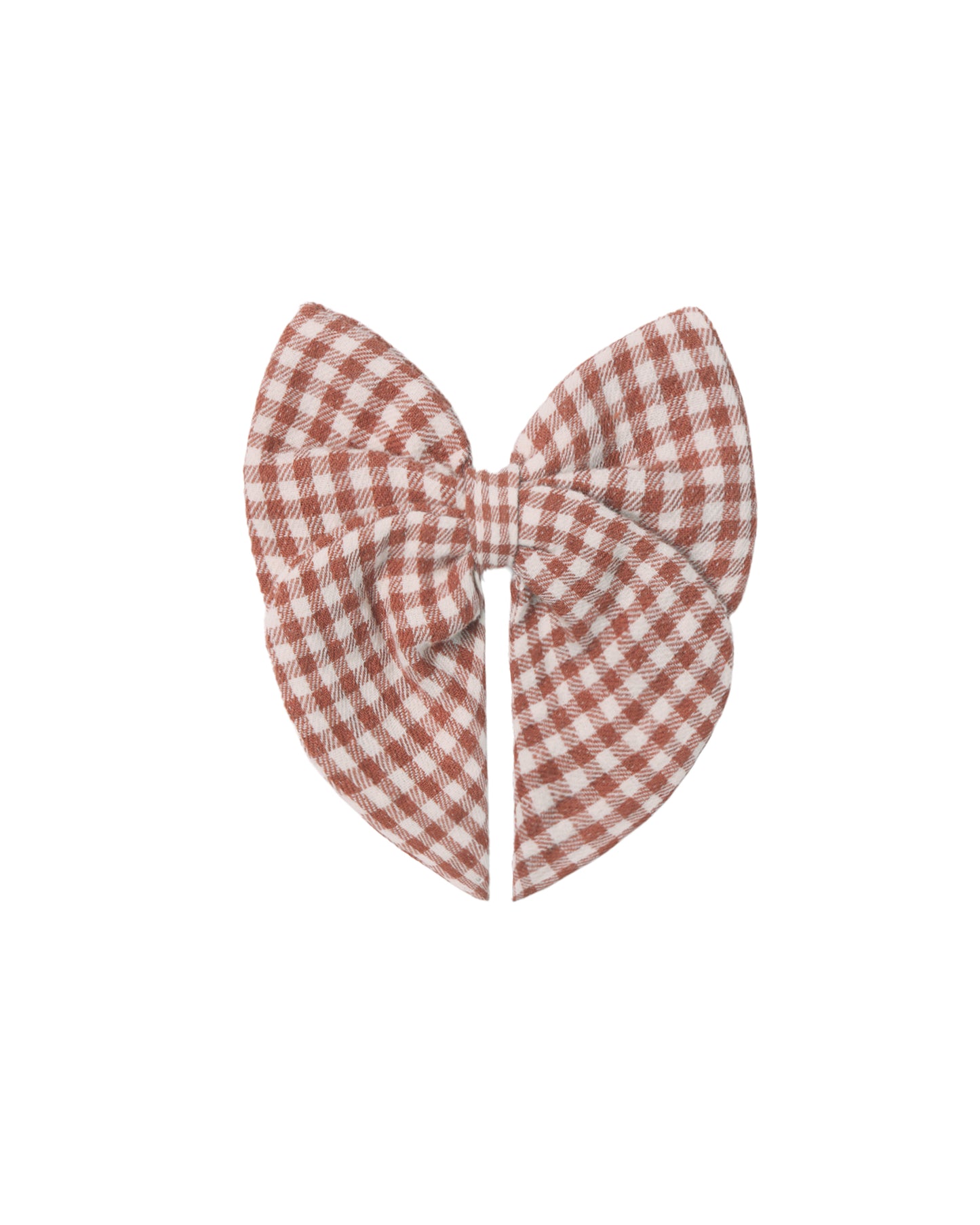 Gingham Red Bow