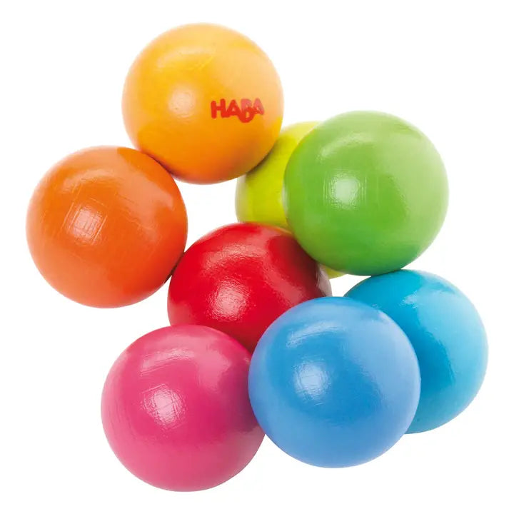 Magnetic Wooden Clutching Toy & Sensory Rattle