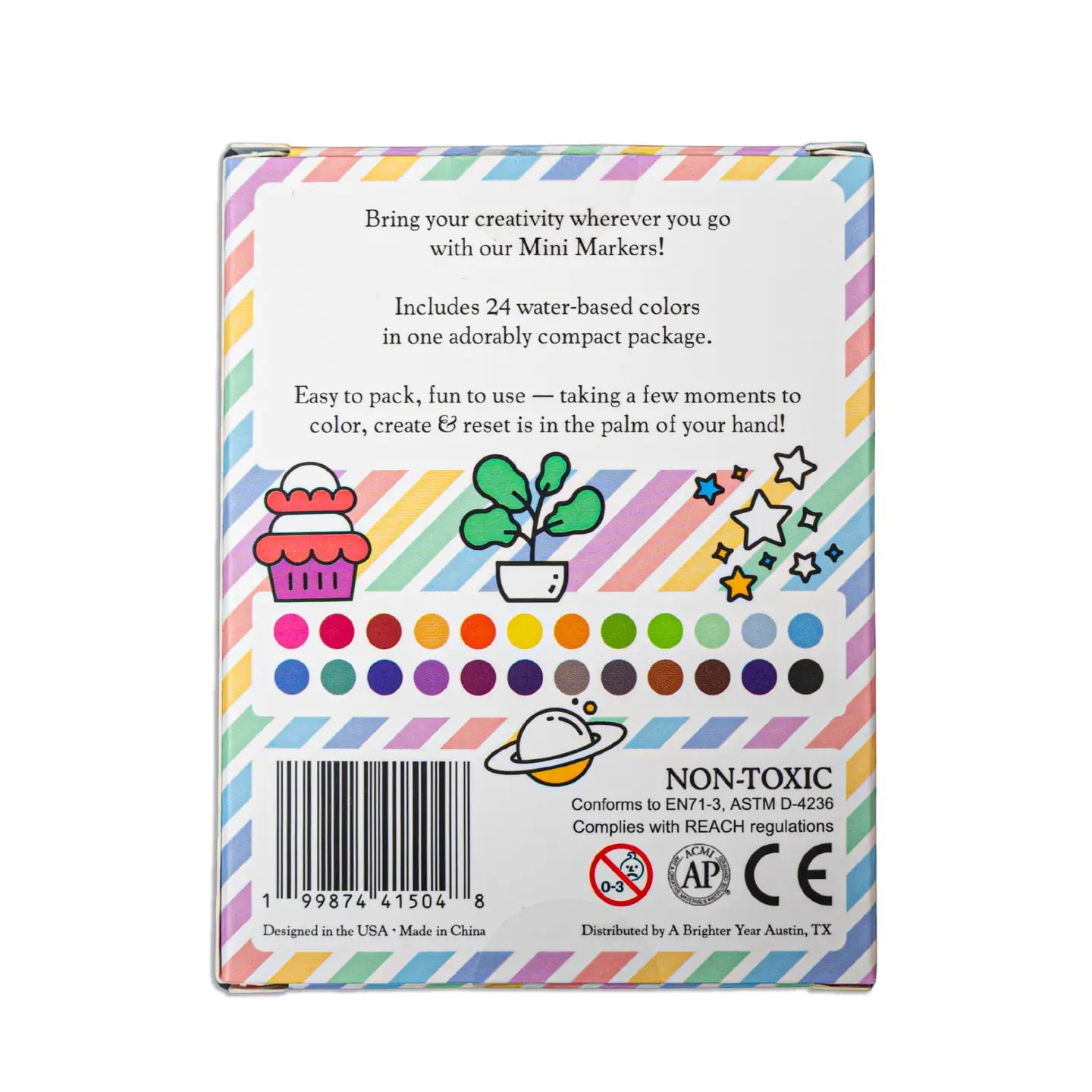 Set of 24 Mini Markers