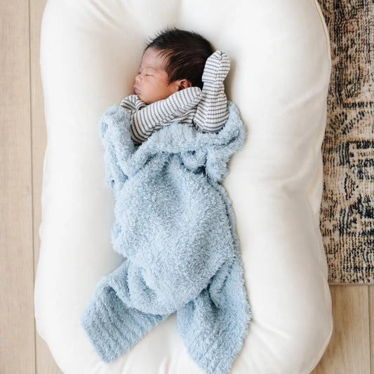 Bamboni Mini Blanket - Light Blue