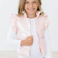 Light Pink Checker Puffer Vest