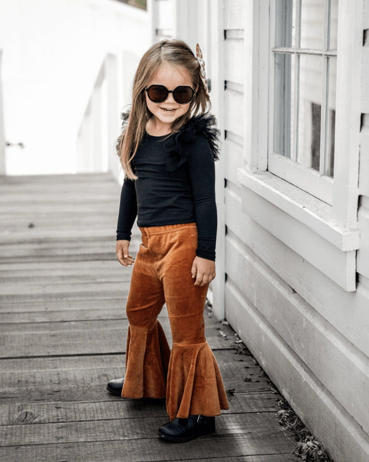Ruffle Shoulder Top