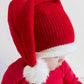 Santa Knit Hat - Red