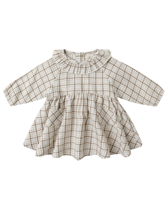 Simon Dress Blue Plaid