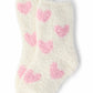 Cozy Pink Heart Socks