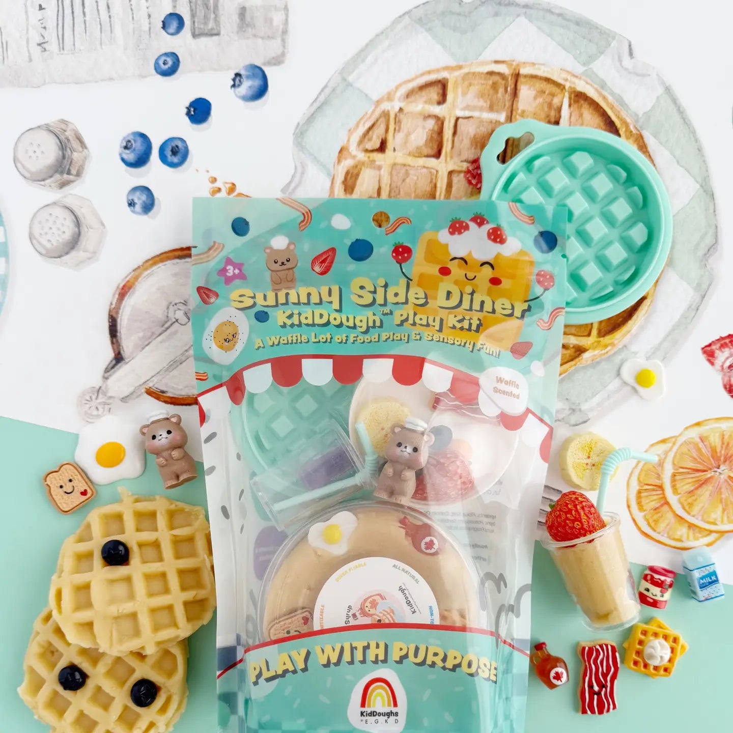 Sunny Side Dinner Playdough Kit