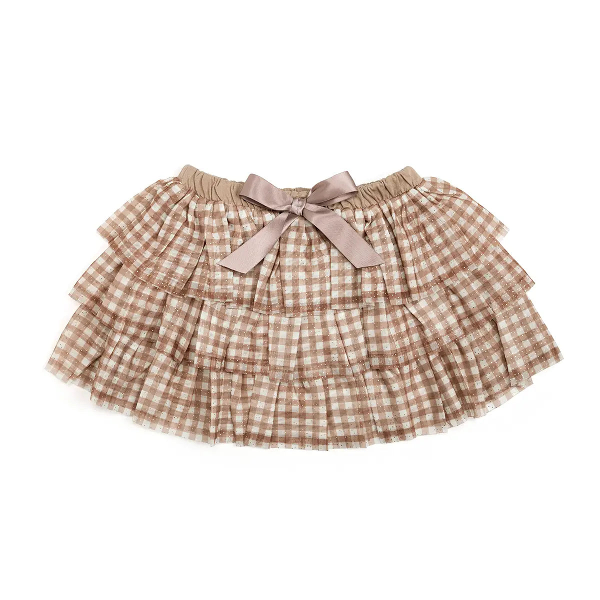 Gingham Tulle Tiered Tutu