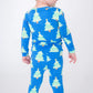 Blue Twinkling Trees Long Sleeve Set