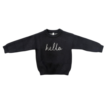 Hello Knit Sweater