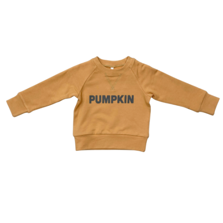 Pumpkin Raglan Sweatshirt