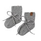Knit Booties - Slate