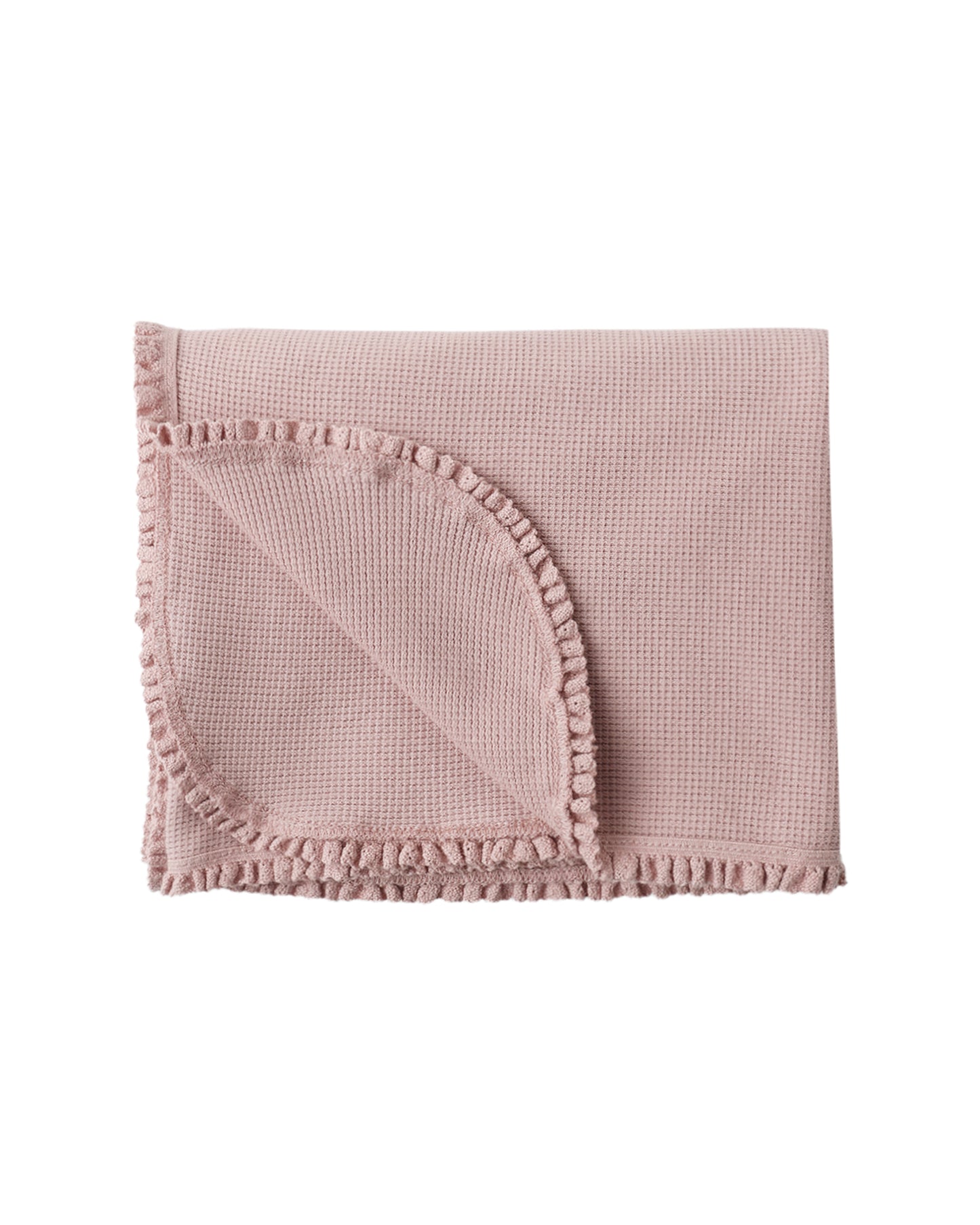 Waffle Baby Blanket Mauve