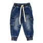 Denim Joggers - Dark
