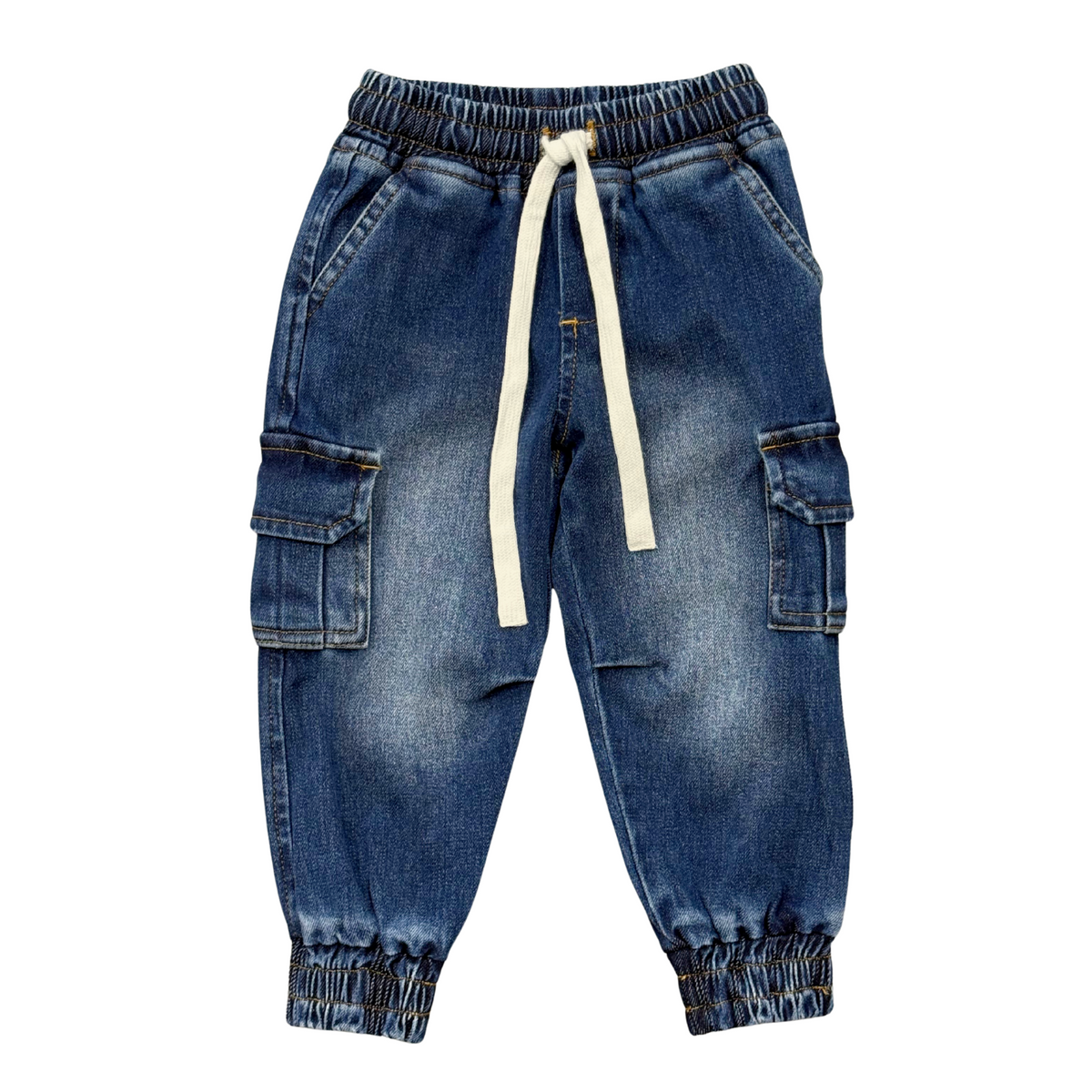 Denim Joggers - Dark
