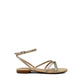 Gold Strap Sandals